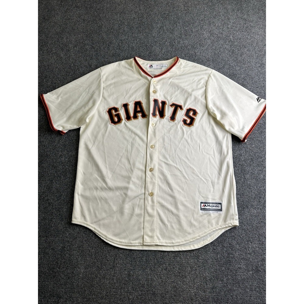 Mens Majestic San Francisco Giants MLB Cool Base Baseball Jersey, Size XL - Picture 1 of 10